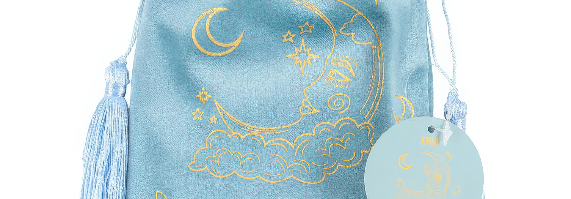 Mystical Velvet Tarot Pouch - The Moon
