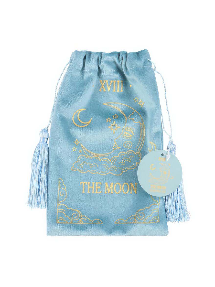 Mystical Velvet Tarot Pouch - The Moon