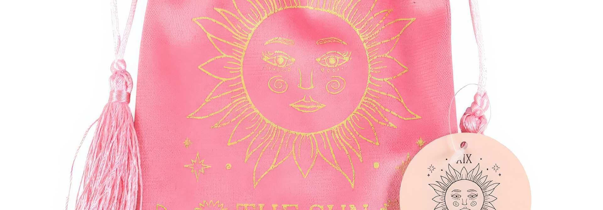 Mystical Velvet Tarot Pouch - The Sun
