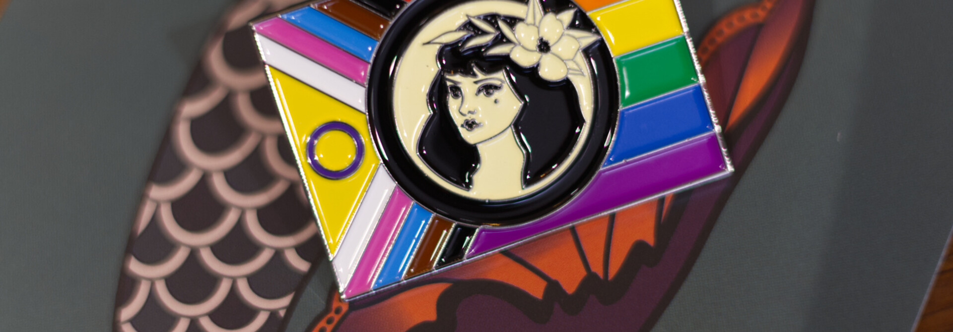 BLACKFISH Pride Pin