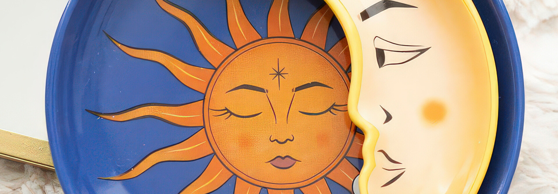 Sun And Moon Celestial Trinket Dish