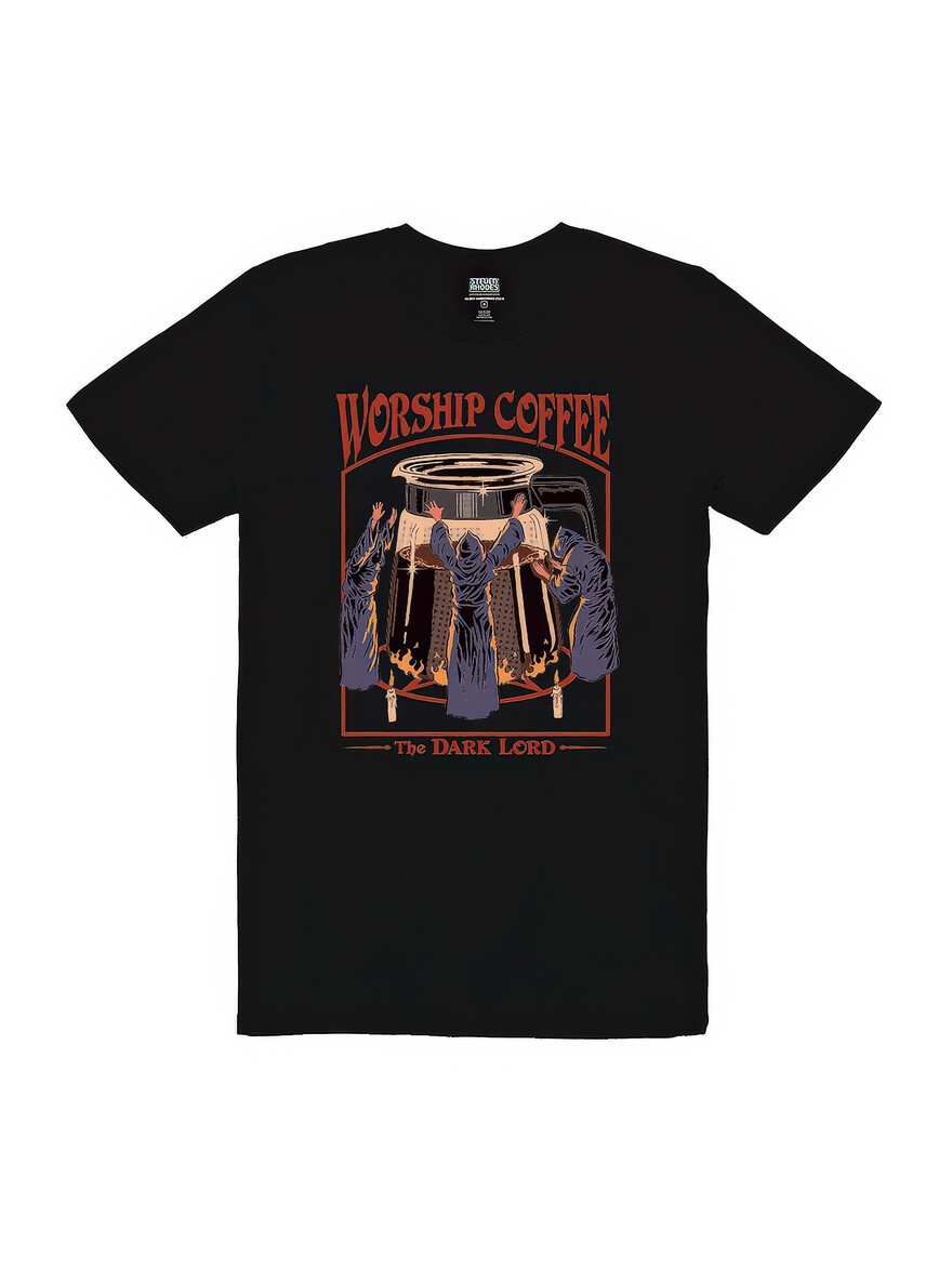Black Worship Coffee Tee