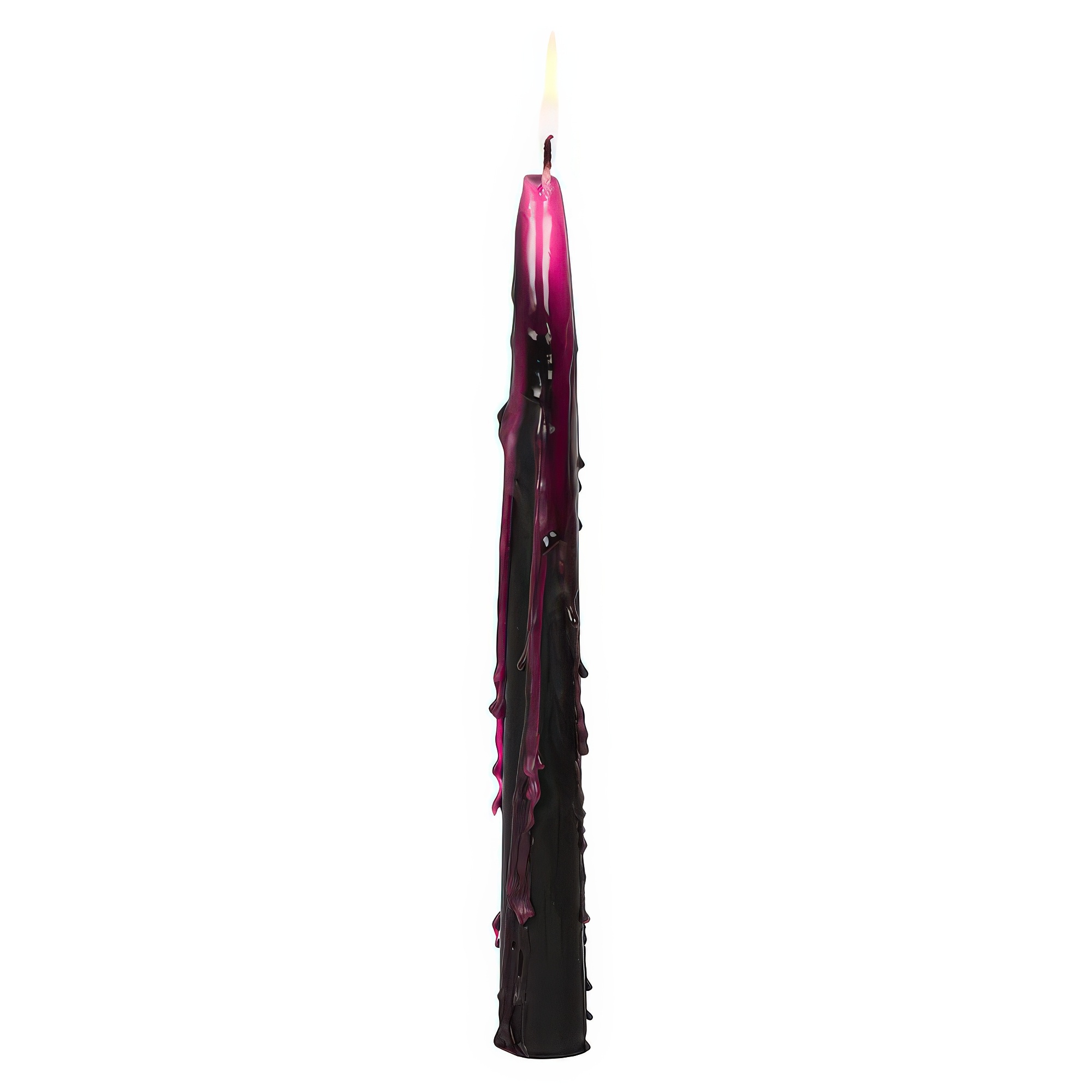 Set of 4 Pink Vampire Tears Taper Candles-4