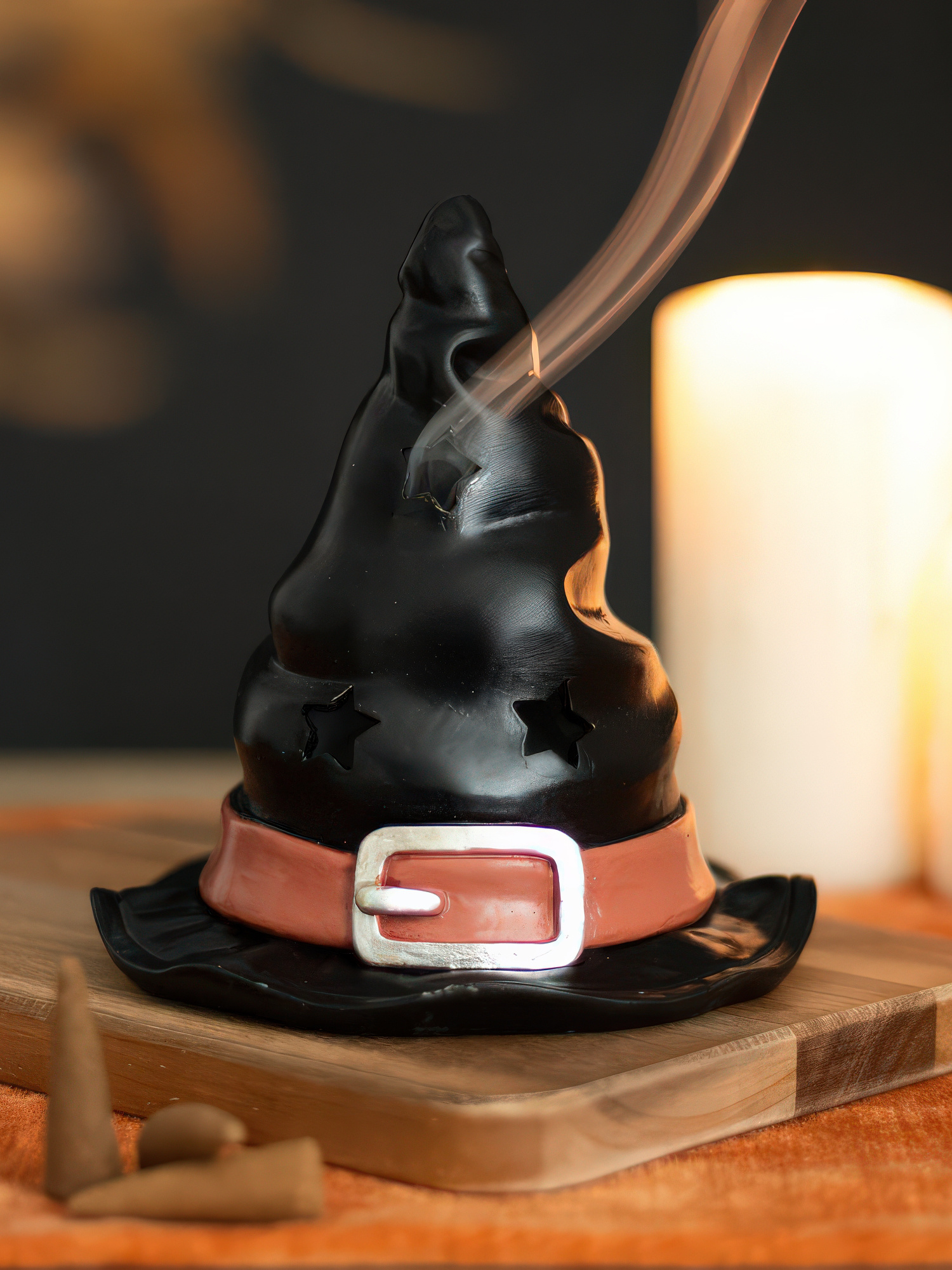 Witch Hat Incense Cone Burner-1