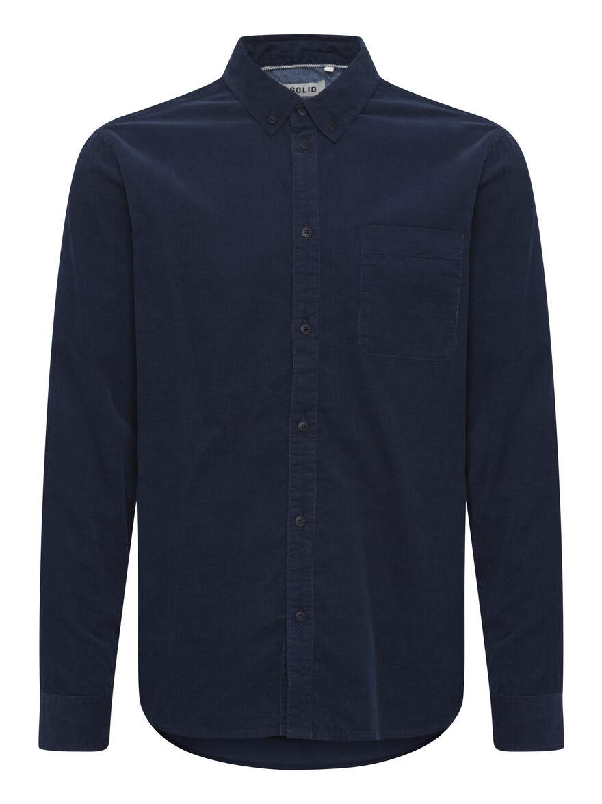 Sdjuan Fine-Wale Insignia Shirt
