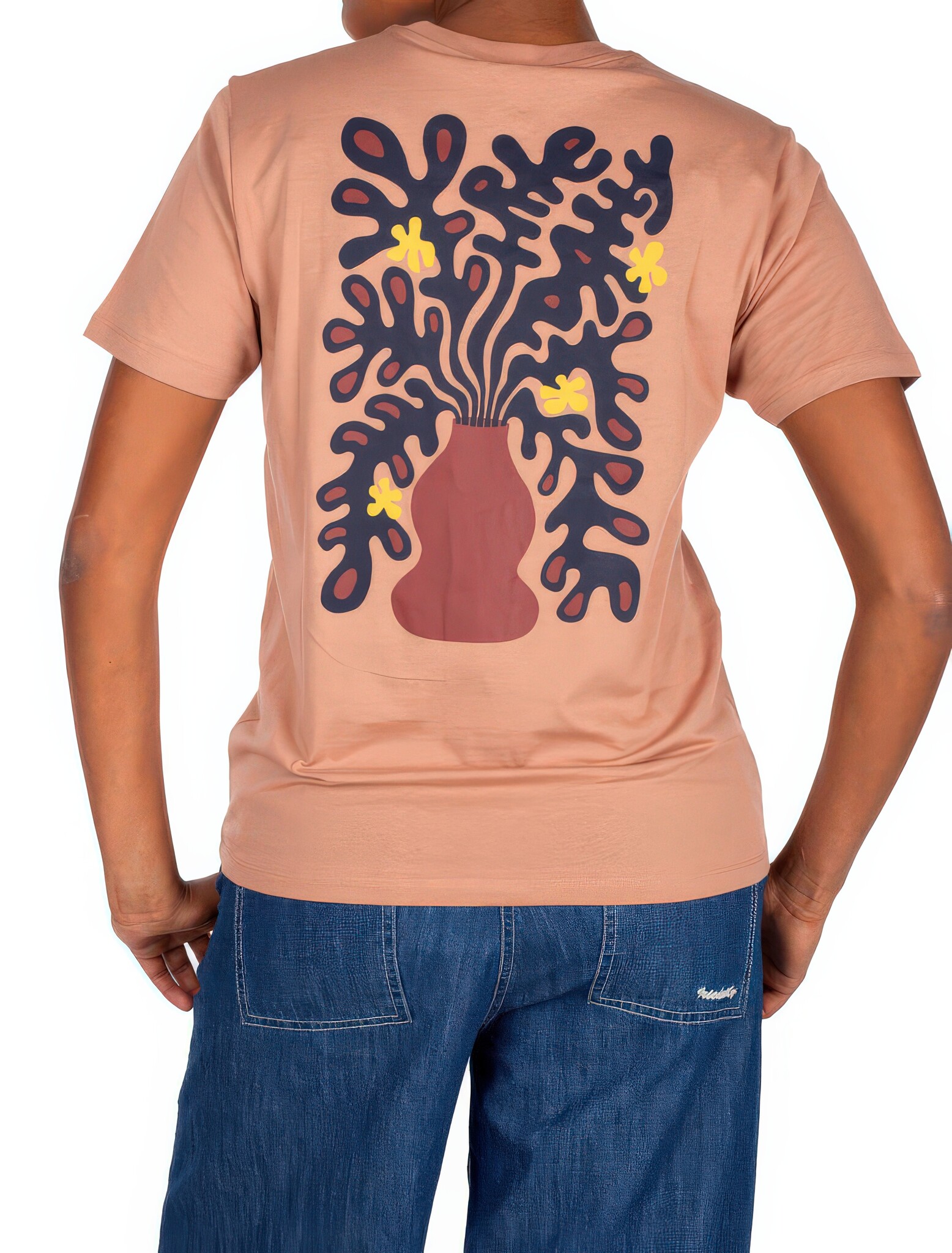 ♣ Vasie Cedar Rose Vase Tee-4