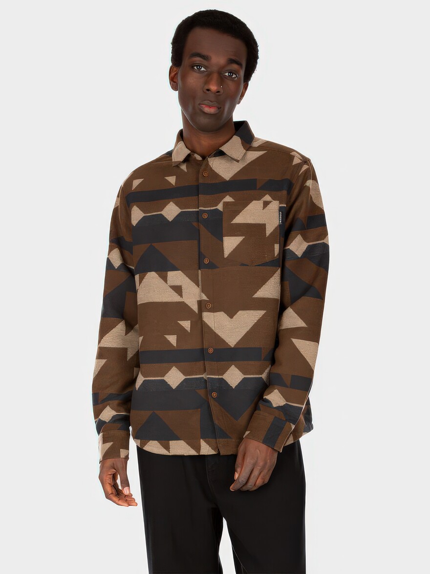 ♣ Santania Coffee Varnish Shirt