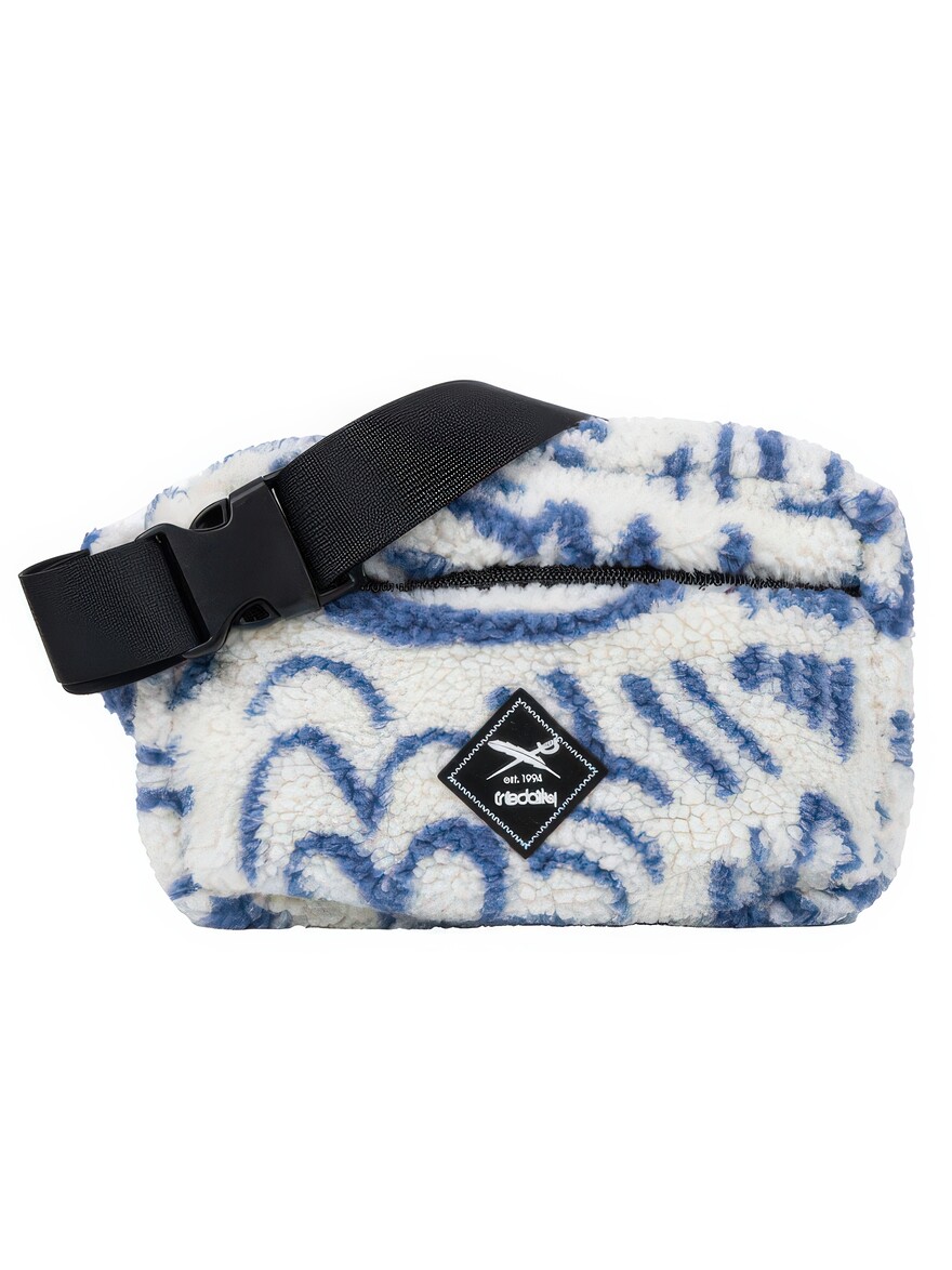 ♣ Switchup Teddy Ecru & Blue Hip Bag