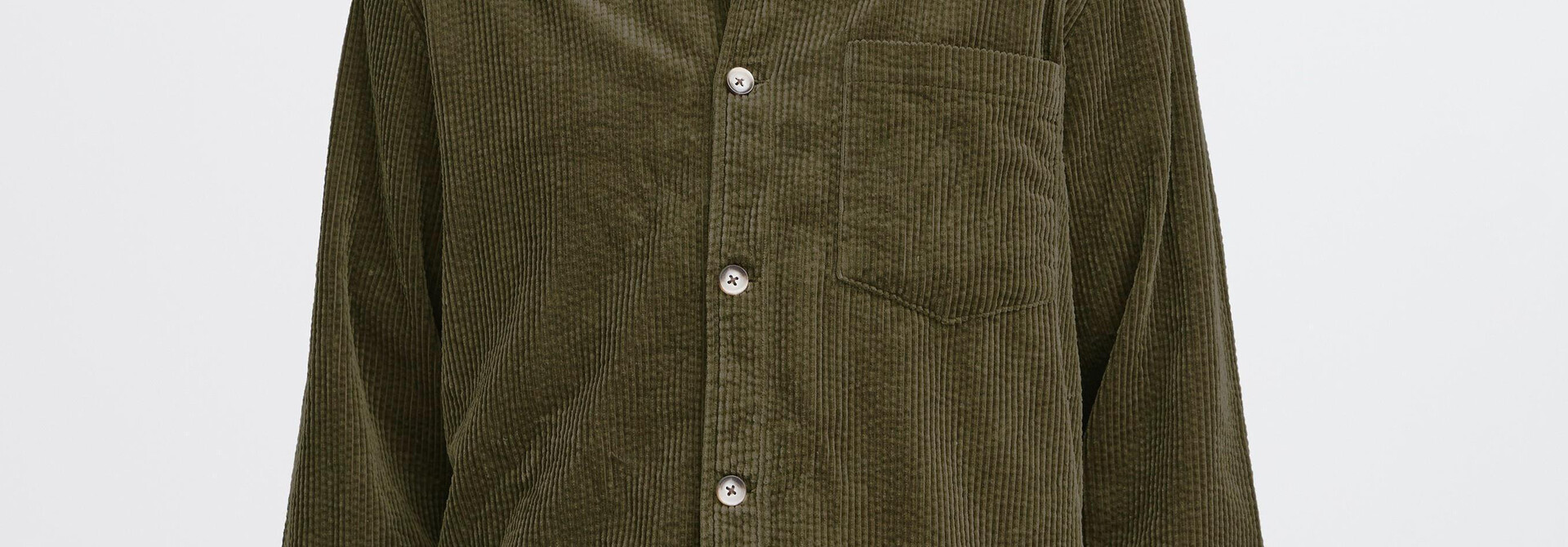 Sdingvi Ivy Green Cord Shirt