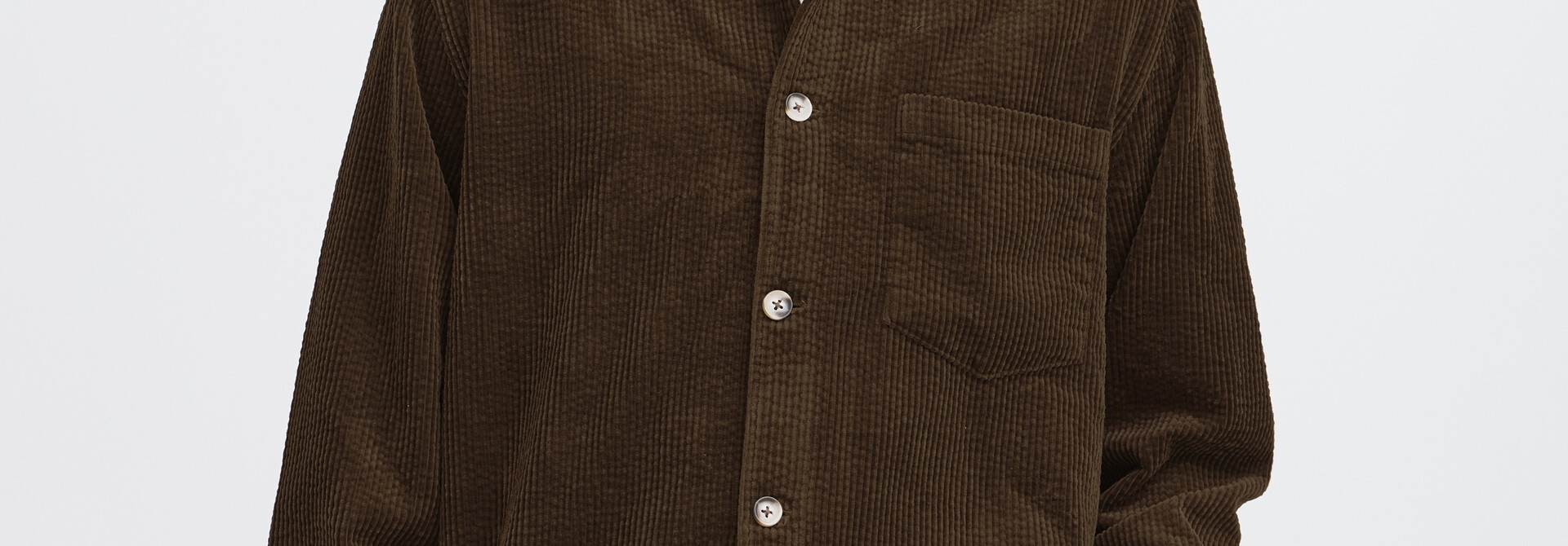 Sdingvi Coffee Cord Shirt