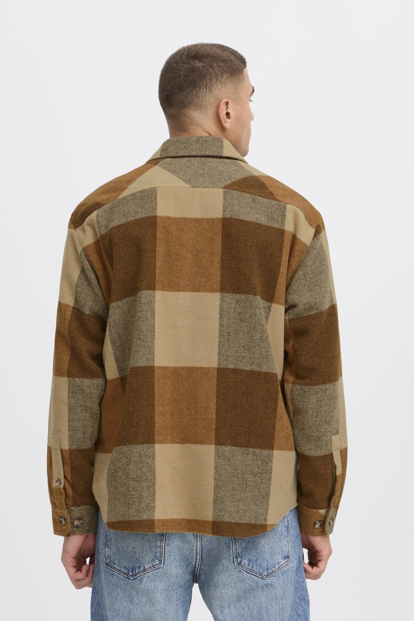 Sdmanheim Umber Check Overshirt-3