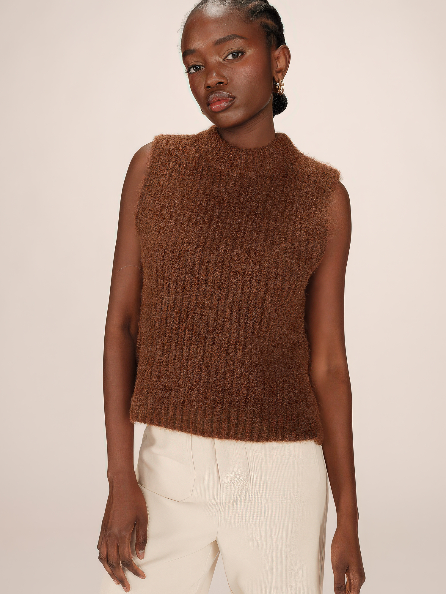 ♣ Sablon You're Hot Then You're Cold Sleeveless Knit-1