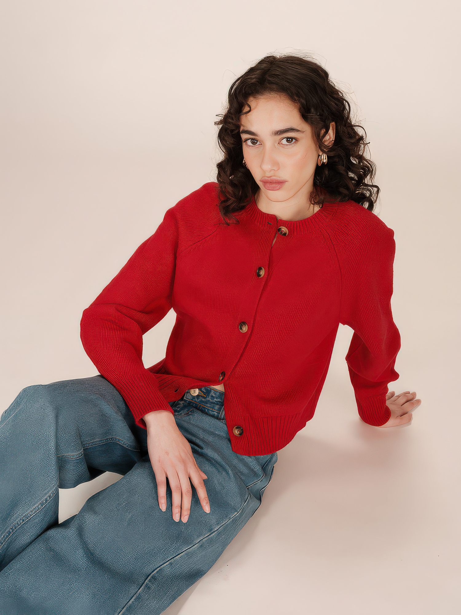 Sanders Perfect Poppy Cardigan-1