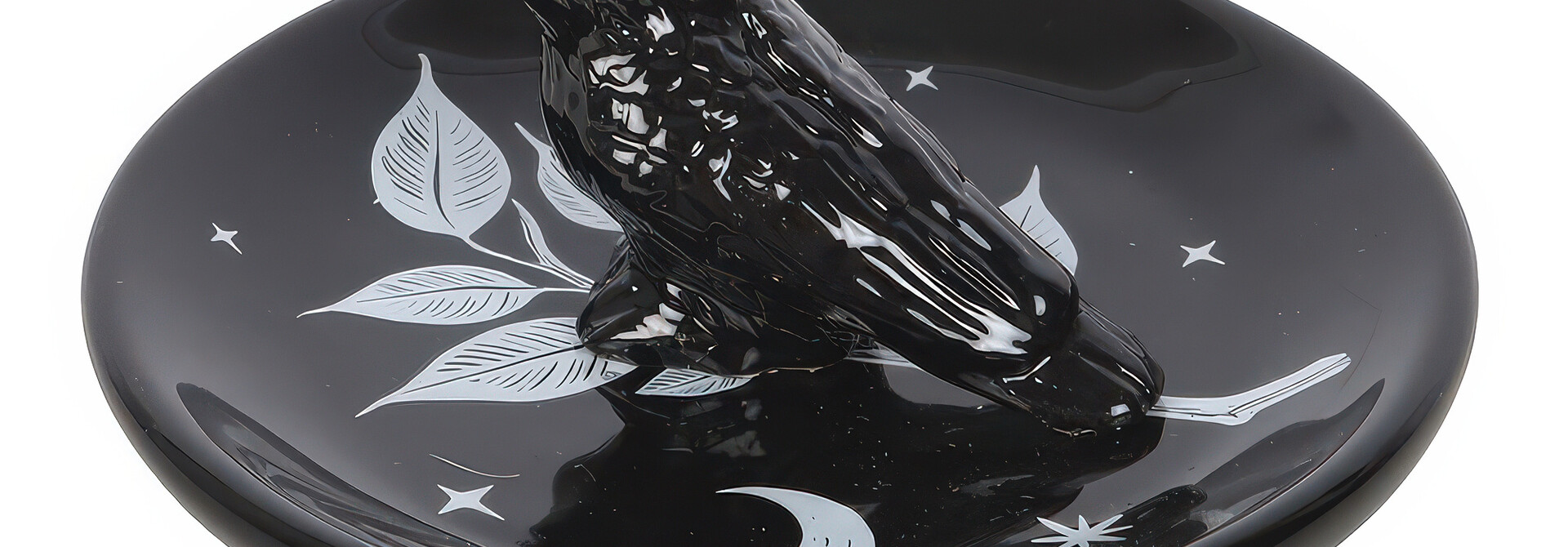 Mystic Raven Trinket Dish