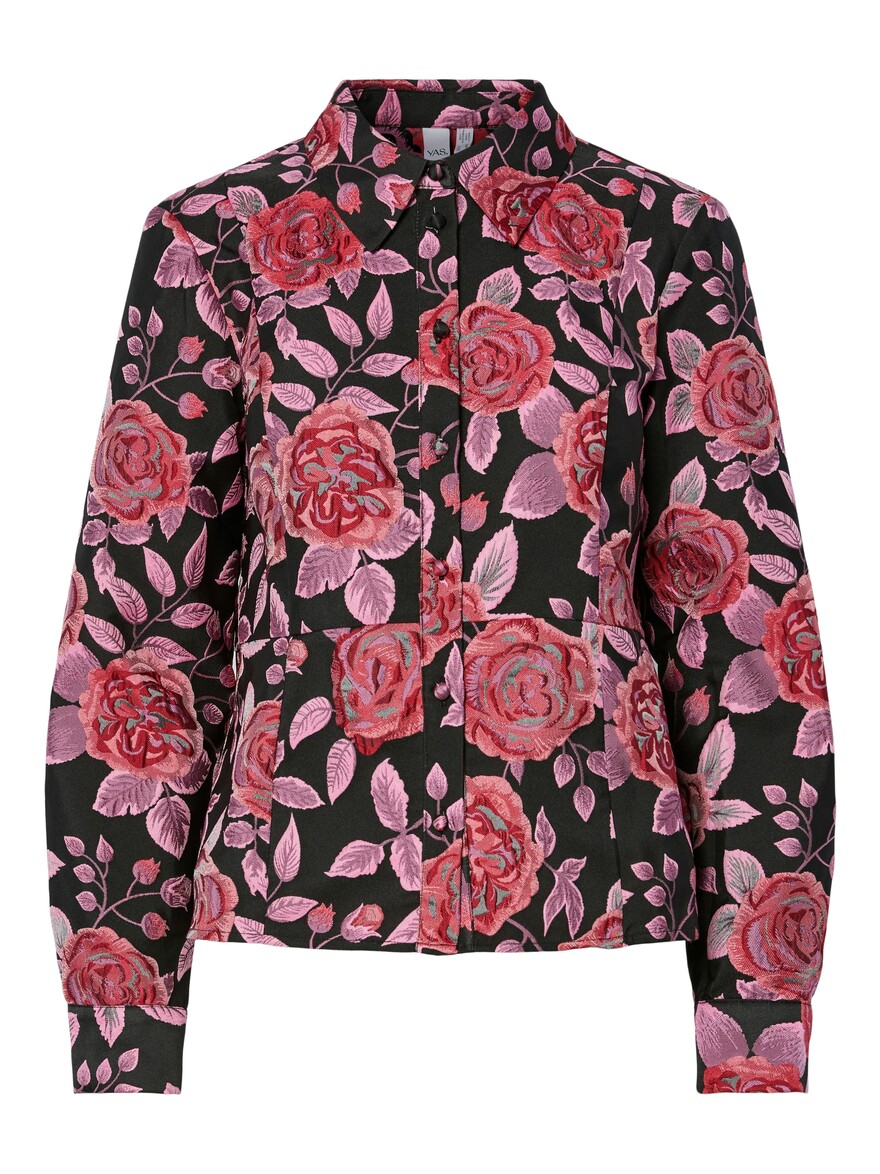 ♣ Yaskari Midnight Romance Jacquard Blouse