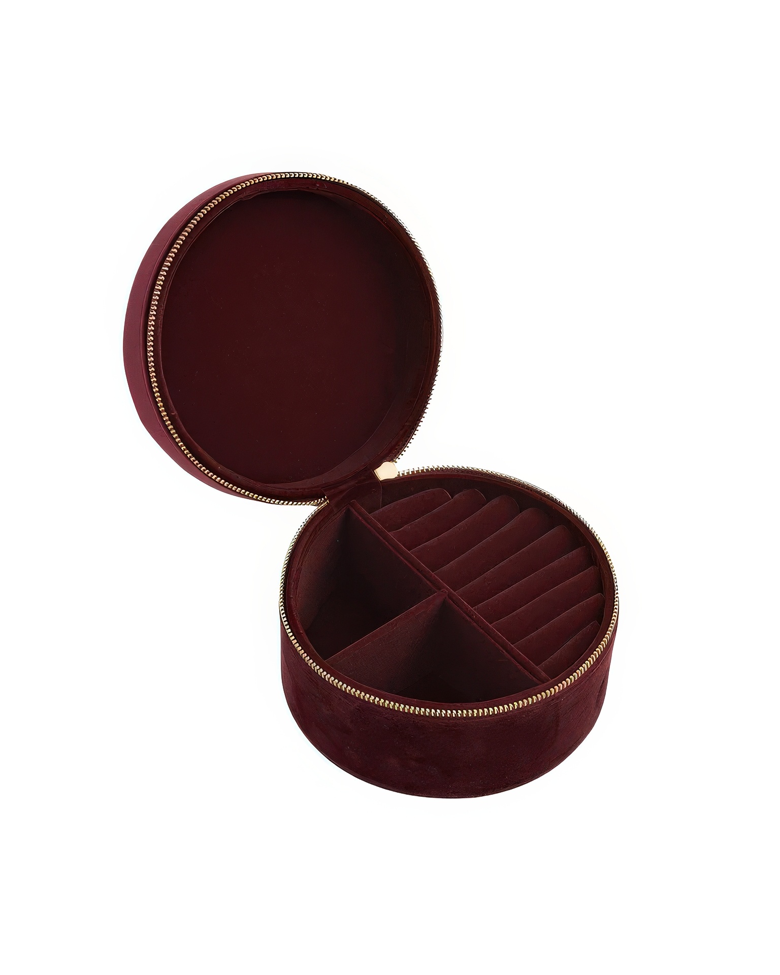 Magical Mushroom Embroidered Velvet Jewelry Box-2