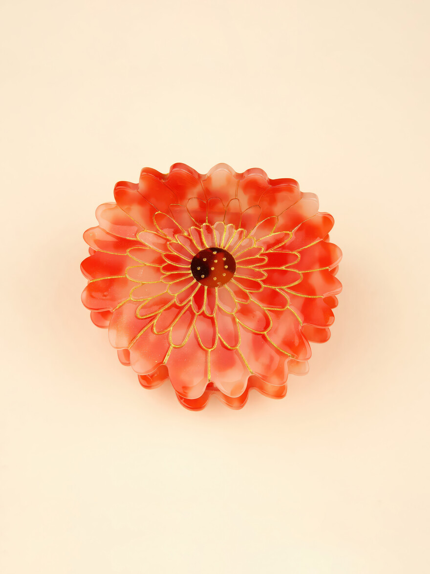 ♣ Dahlia Flower Hair Claw