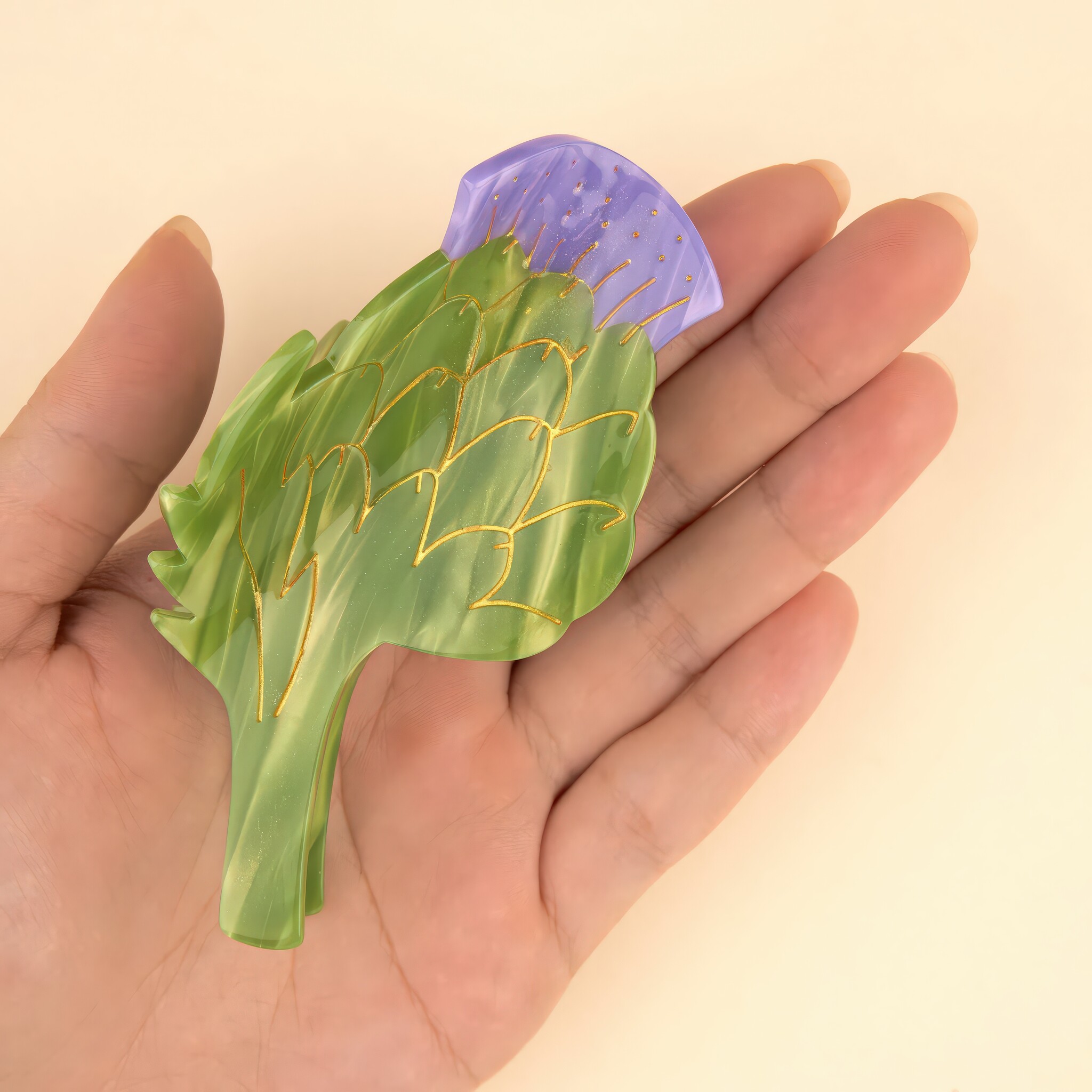 ♣ Artichoke Hair Claw-2