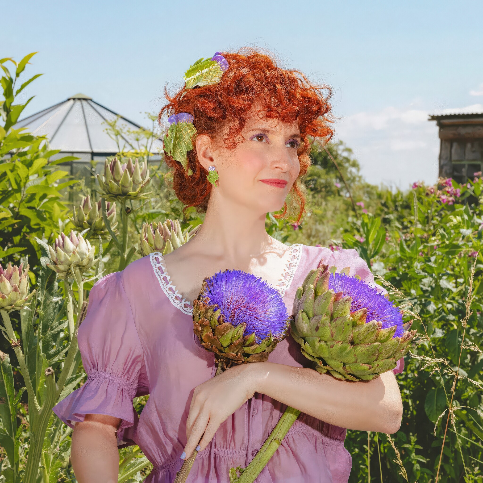 ♣ Artichoke Hair Claw-4