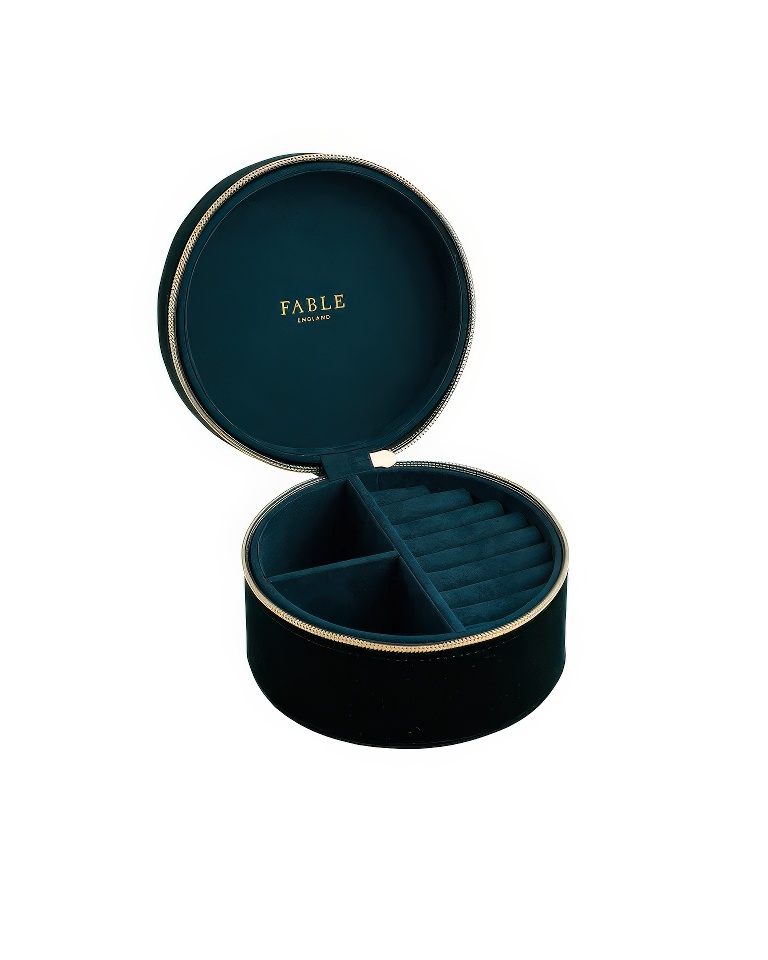 Nocturnal Garden Badger Embroidered Jewelry Box-2