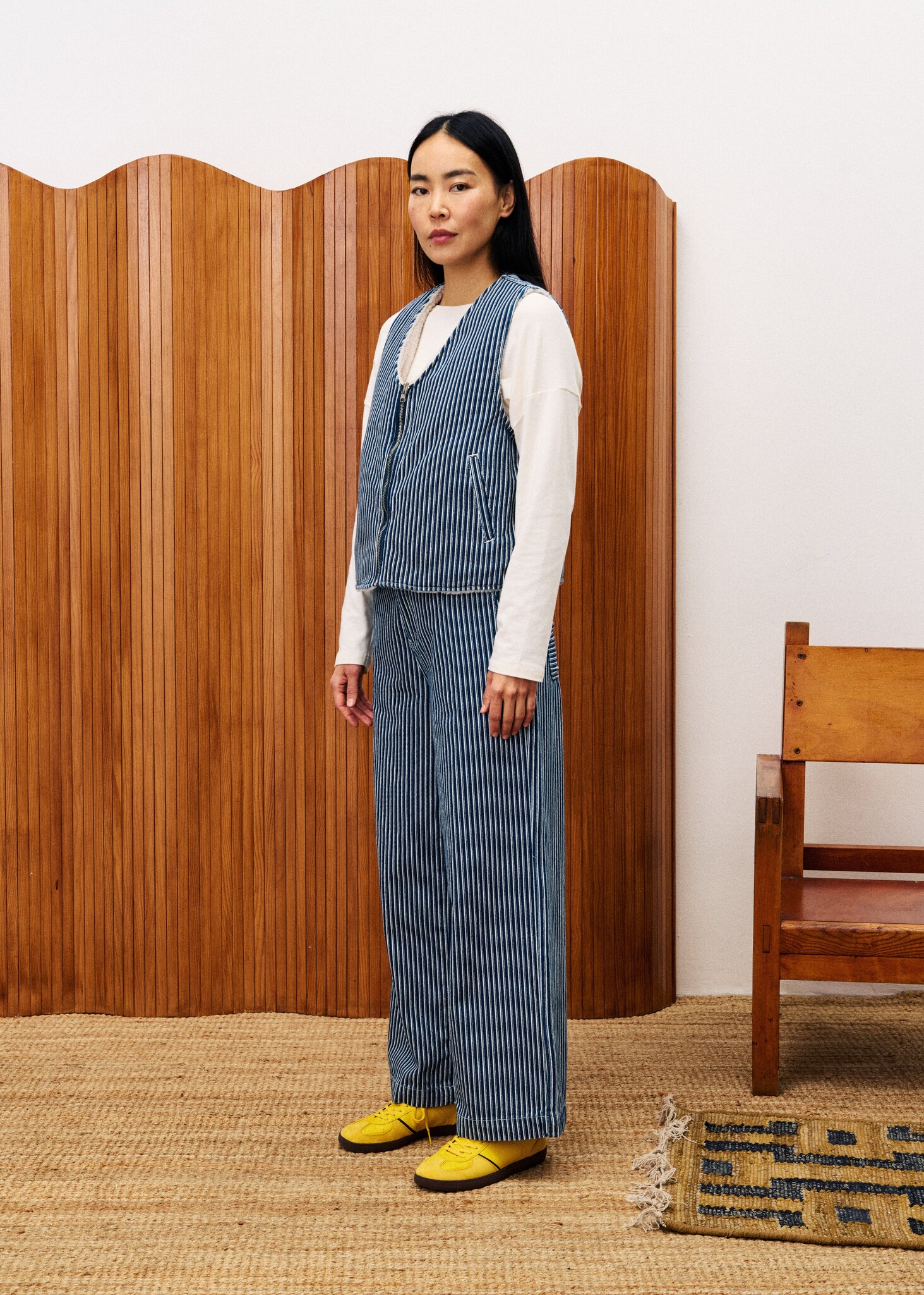 Bleuet Striped Tide Jeans-6