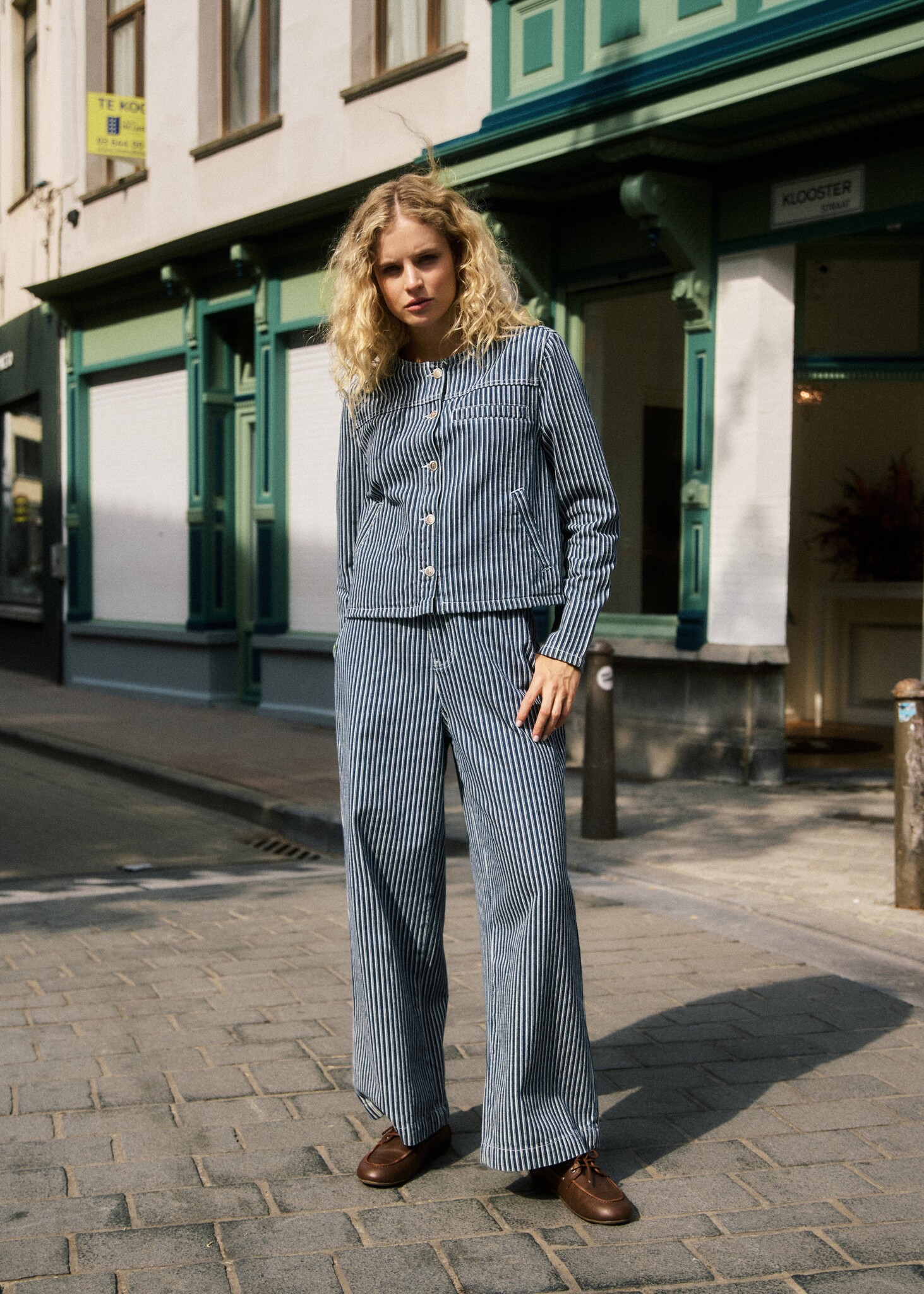 Bleuet Striped Tide Jeans-7