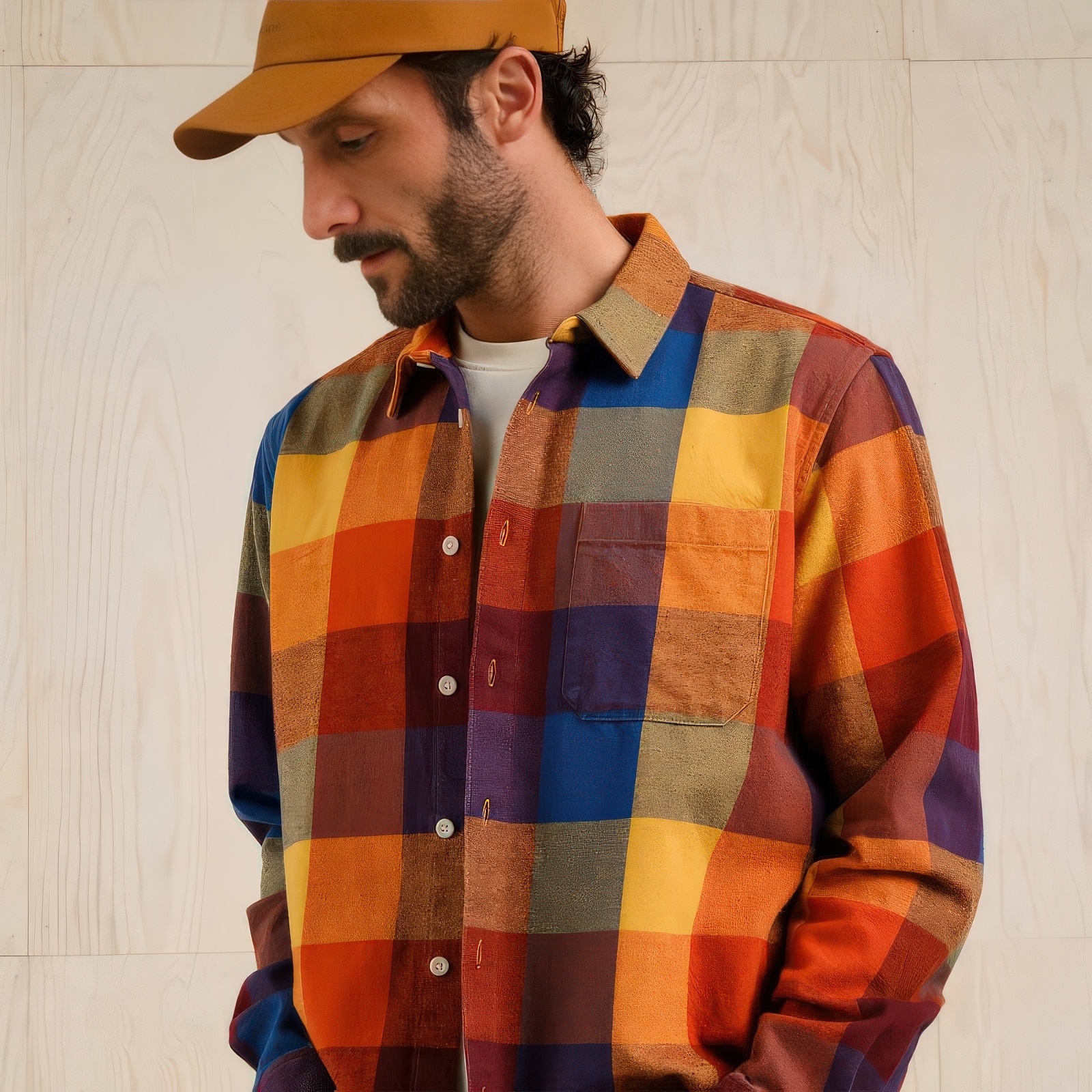 ♣ Rute Technicolour Flannel Shirt-6
