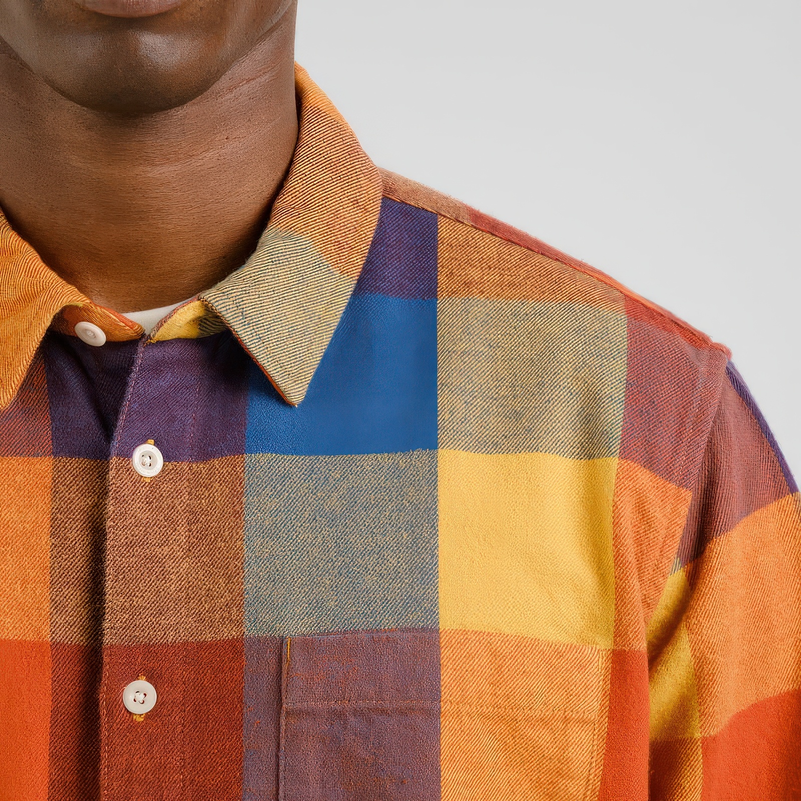 ♣ Rute Technicolour Flannel Shirt-5