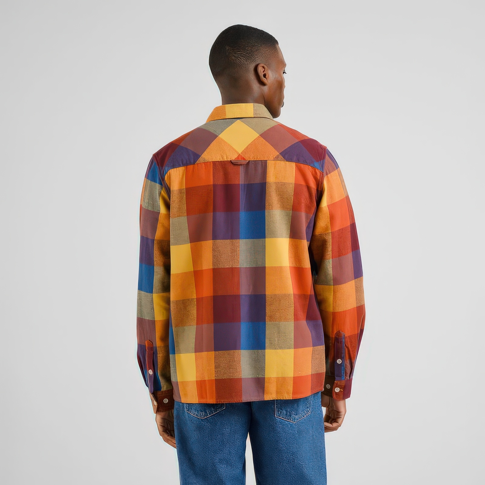 ♣ Rute Technicolour Flannel Shirt-3