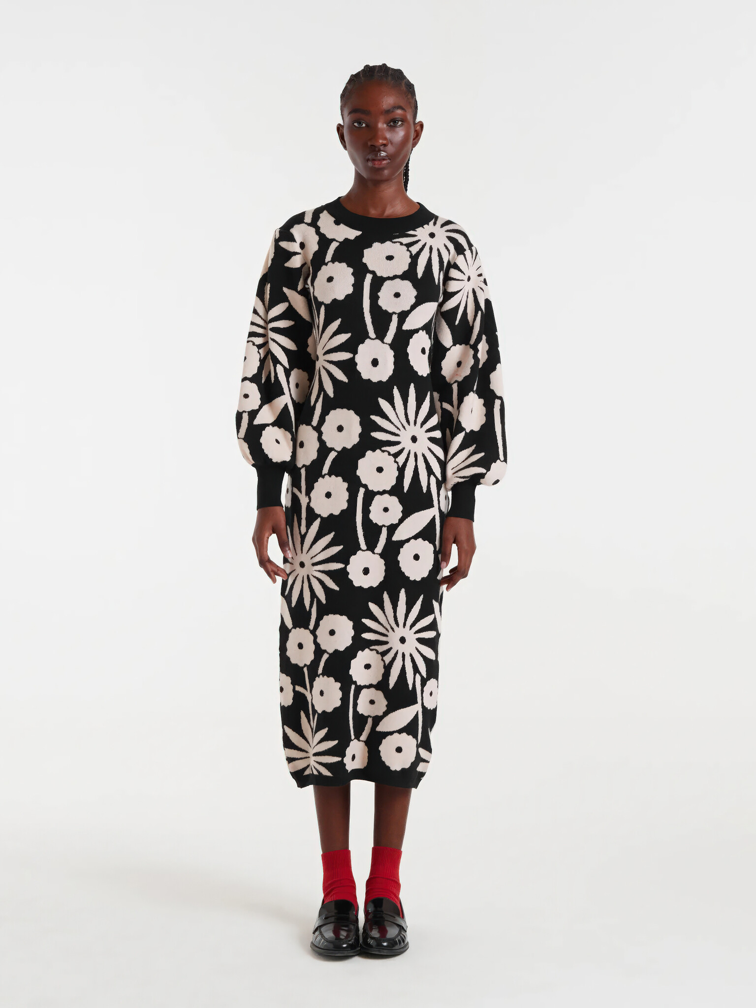 Alieke's Midi Flower Dress-1