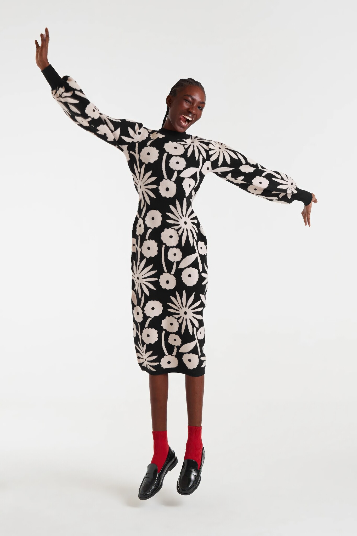 Alieke's Midi Flower Dress-3