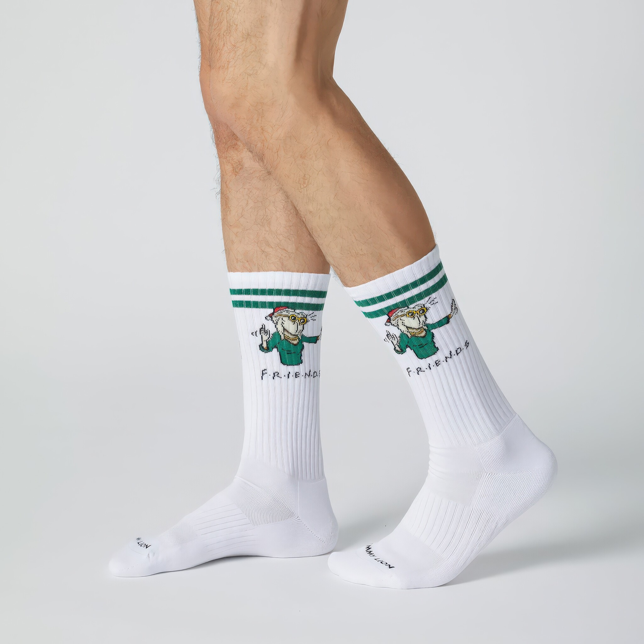 ♣ Athletic Friends You Love Me Socks-3