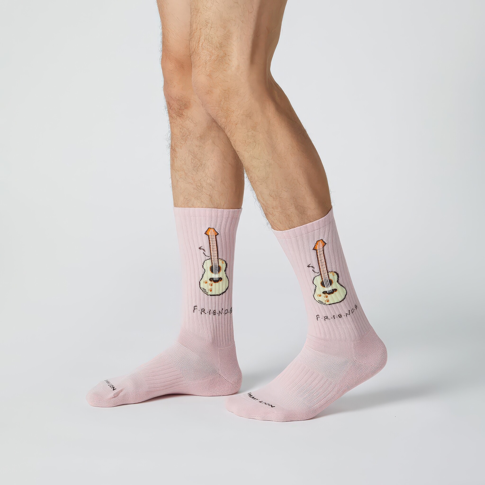 ♣ Athletic Friends Smelly Cat Pink Socks-4