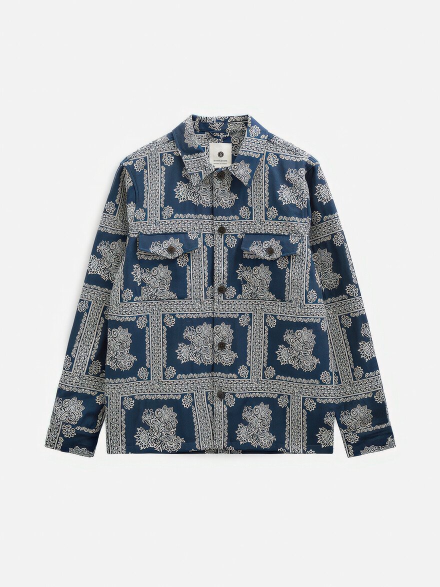 ♣ Akoscar Midnight Garden Overshirt