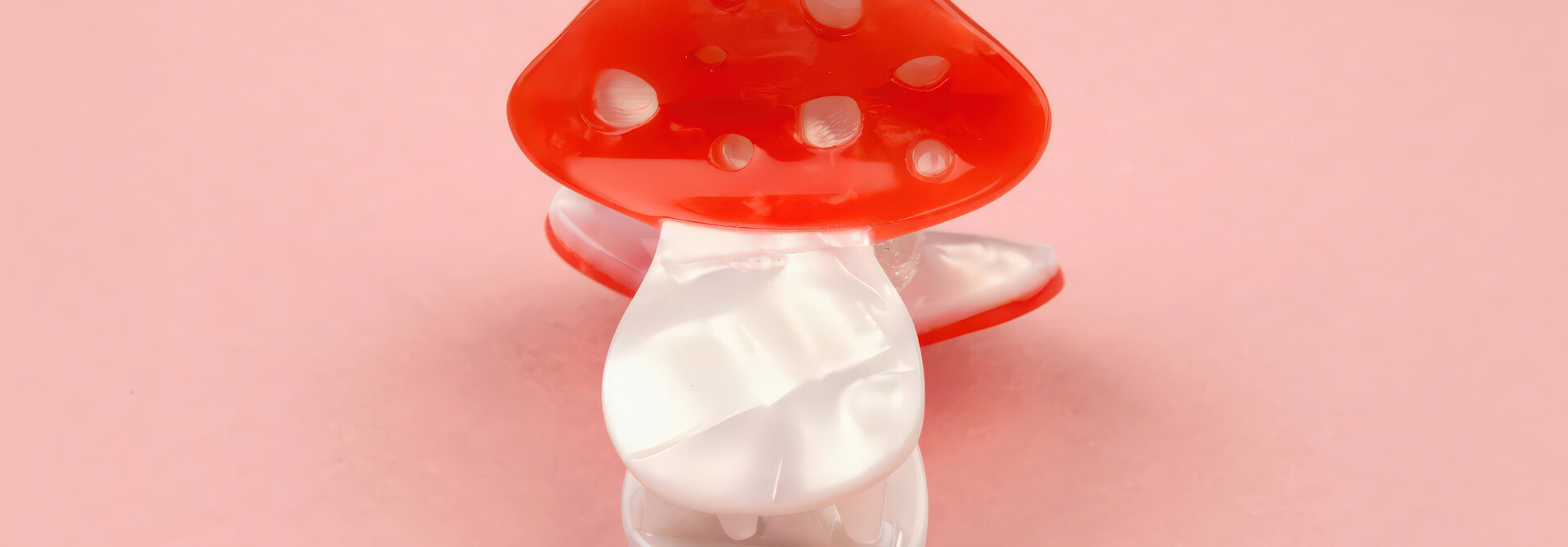 ♣ Mushroom Mini Hair Claw