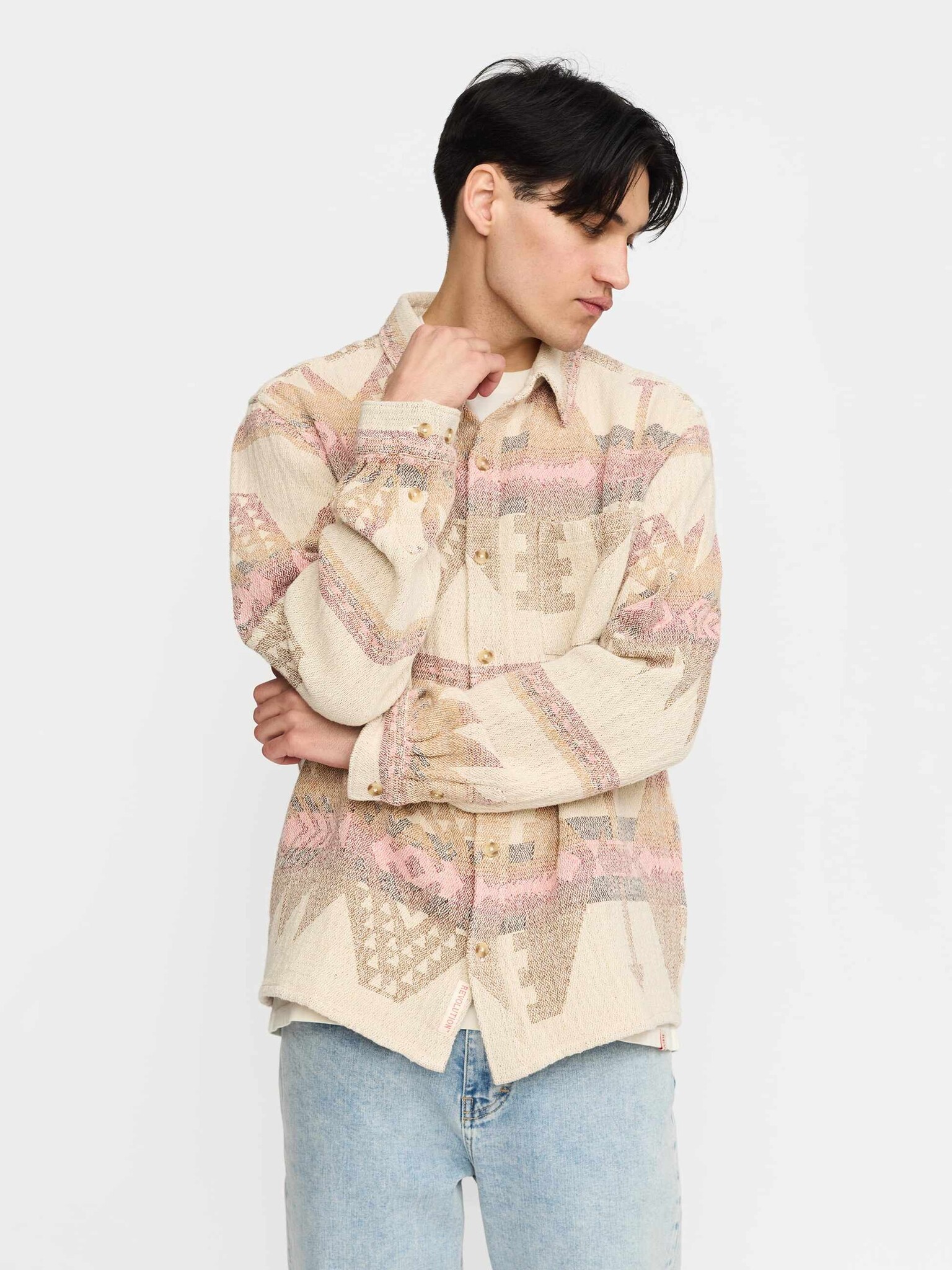 ♣ Soft Southwest Aztec Shirt-1