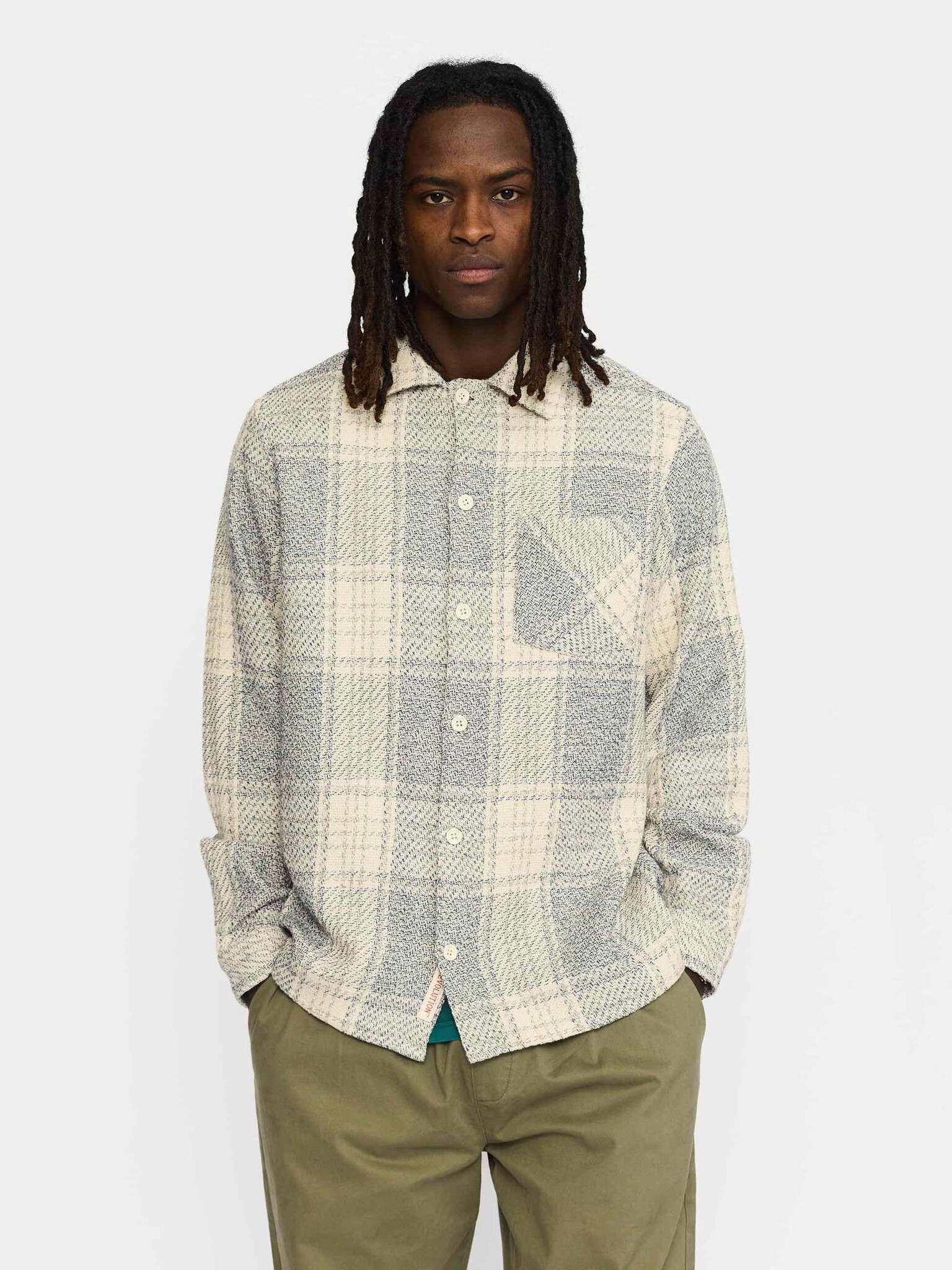 ♣ Soft Faded Framework Shirt-1