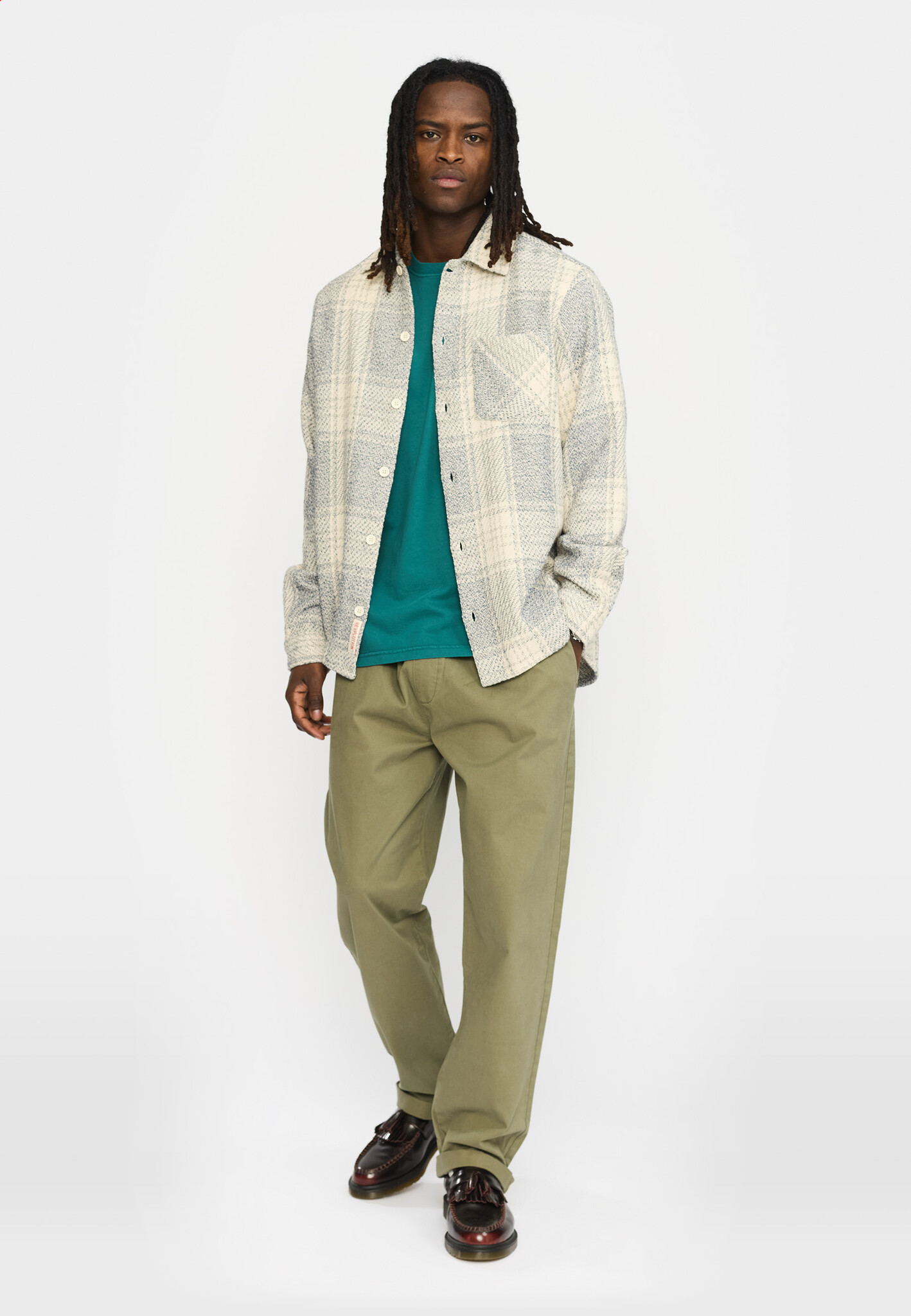 ♣ Soft Faded Framework Shirt-3