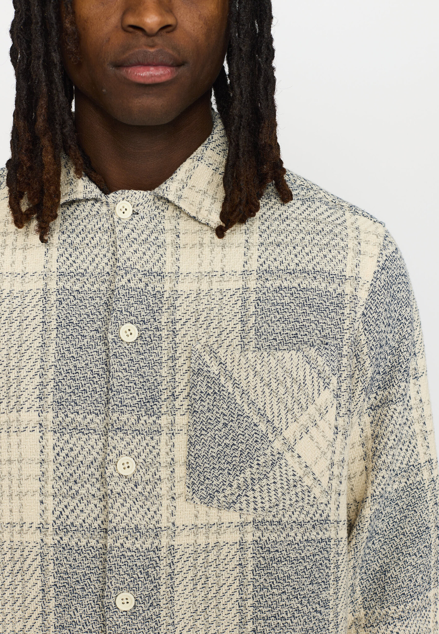 ♣ Soft Faded Framework Shirt-2