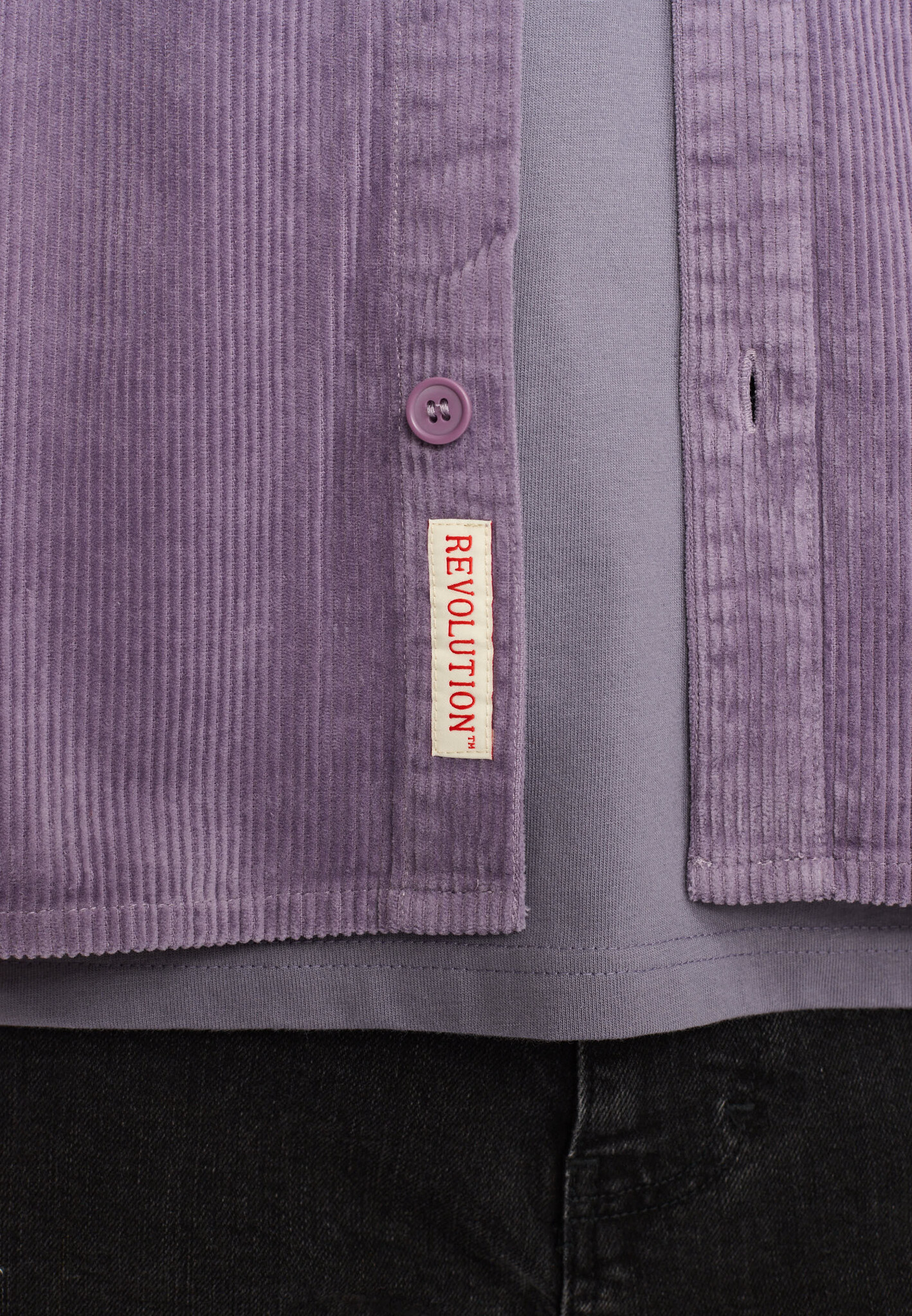 ♣ Purple Plush Utility Overshirt-4