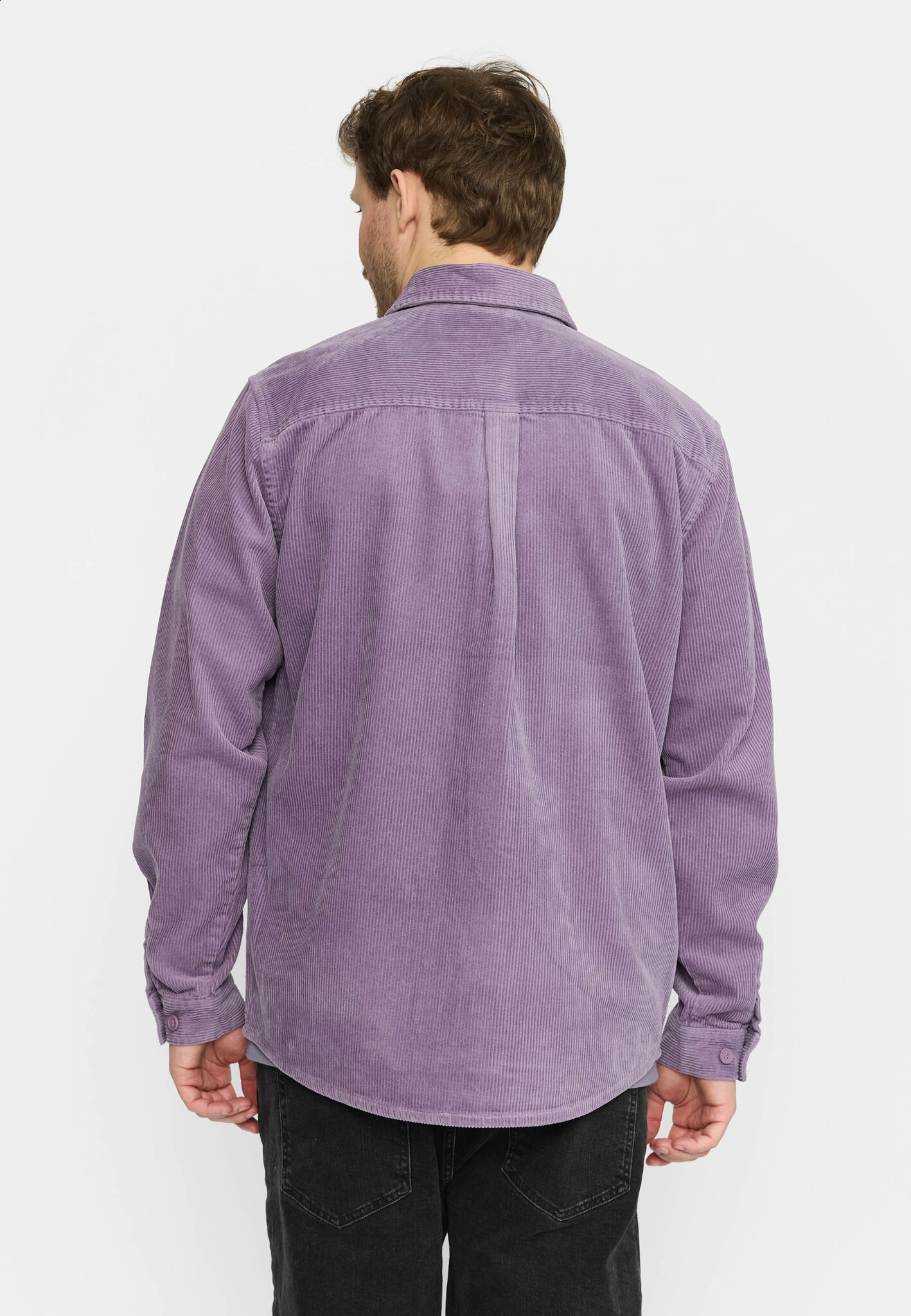 ♣ Purple Plush Utility Overshirt-6