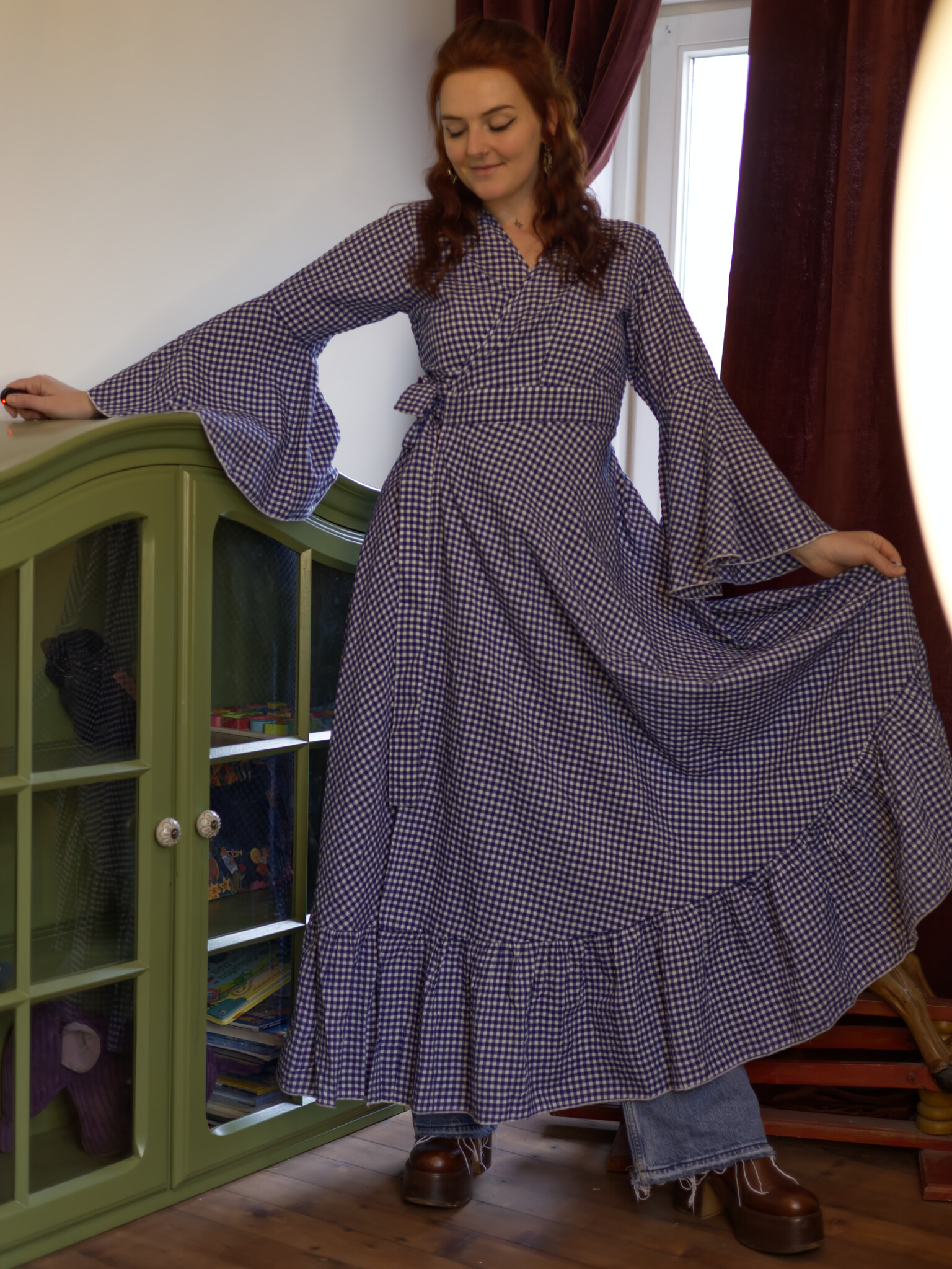 The Aurora Cotton Dress (HARVEST)-5
