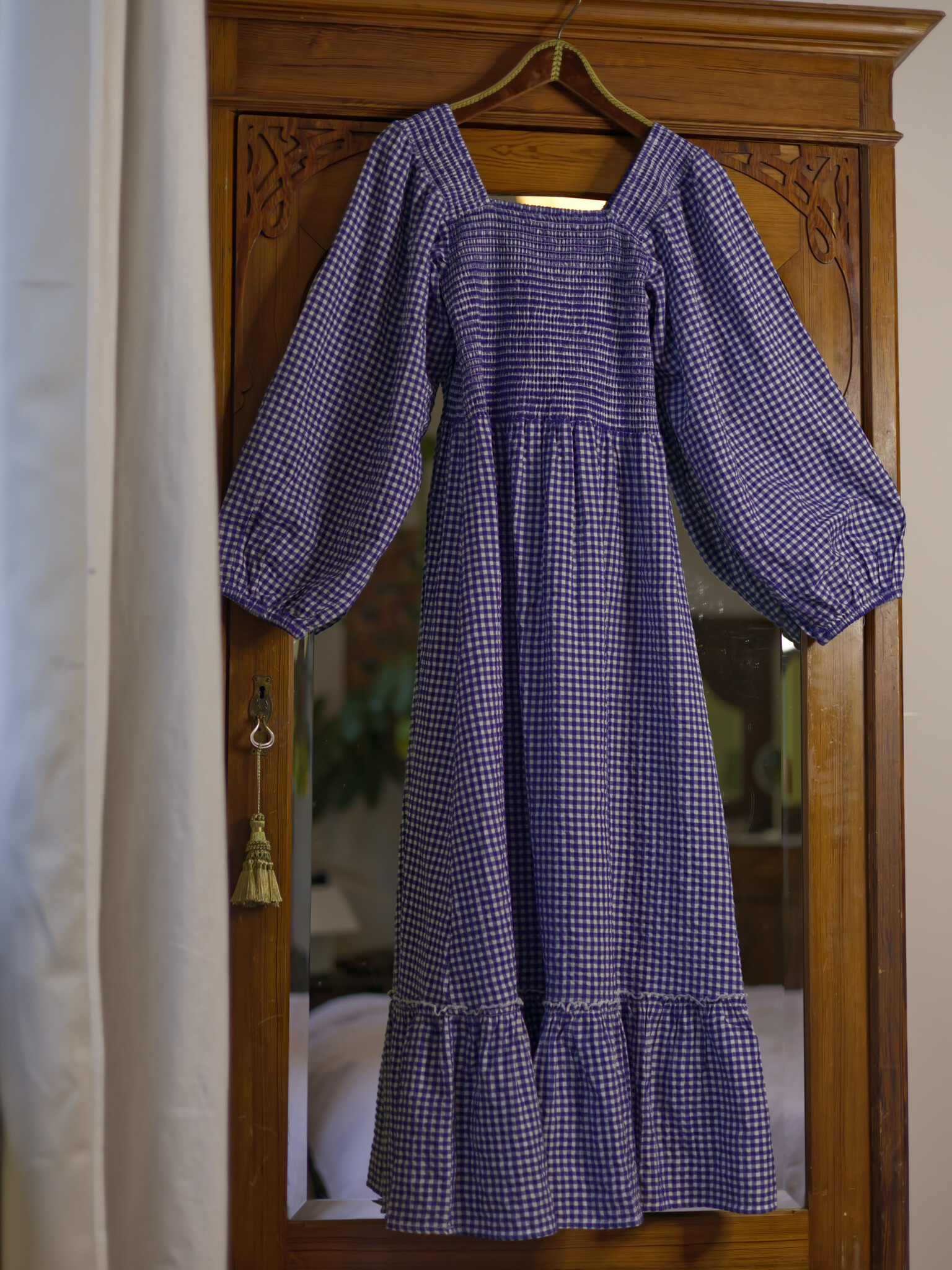 The Solstice Cotton Dress (HARVEST)-1