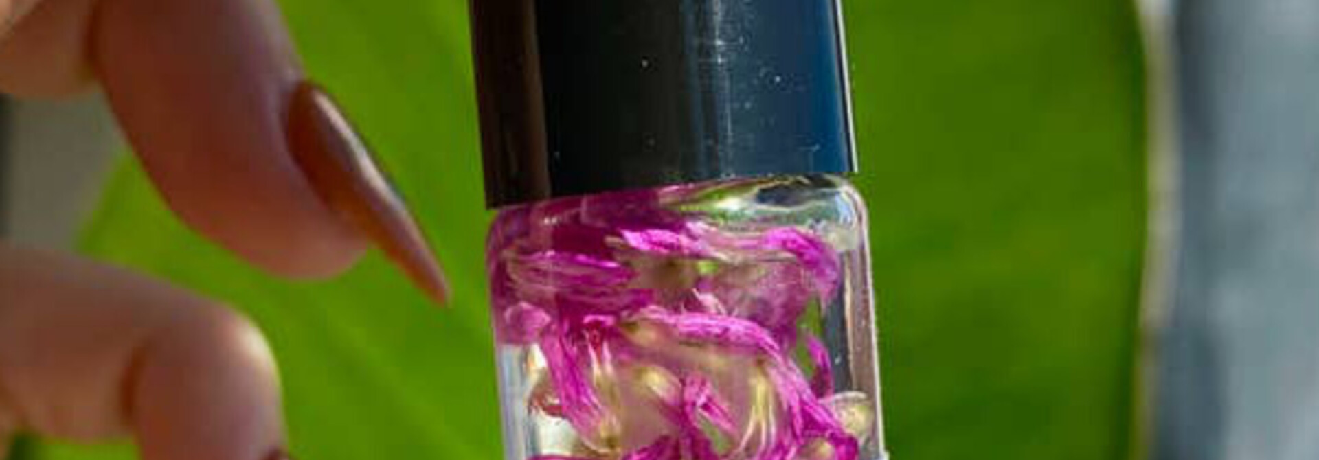 Gemstone Perfume Roller RAINBOW MOONSTONE