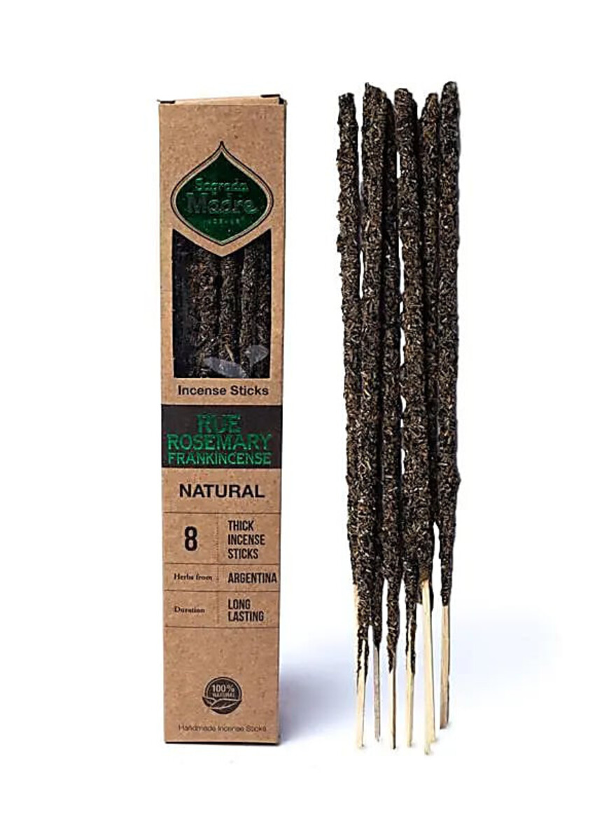 Smudge On A Stick 8 Pack - Rue, Rosemary & Frankincense