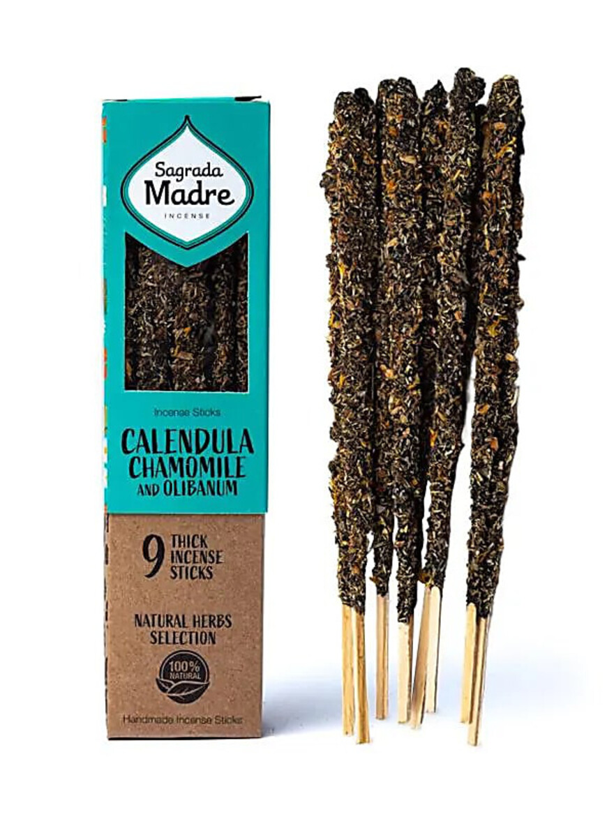 Smudge On A Stick 9 Pack - Calendula, Chamomile & Olibanum