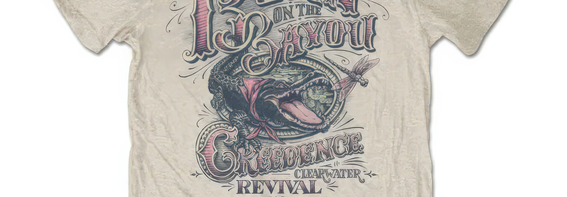 Creedence Clearwater Revival - Born on the Bayou Sand Tee