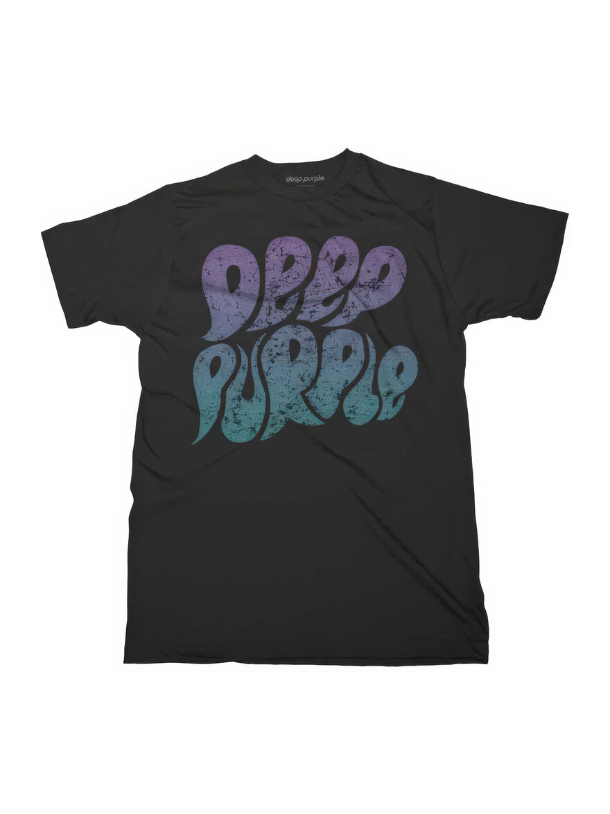 Deep Purple - Bubble Logo Black Tee