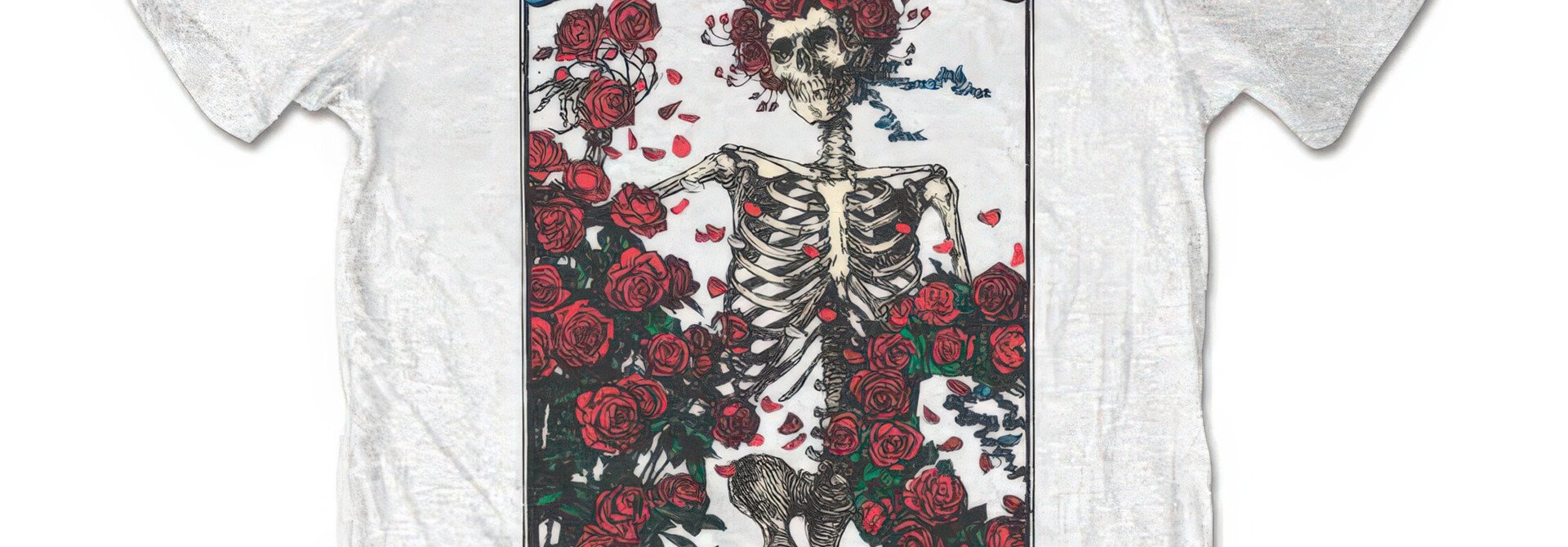 Grateful Dead - Bertha & Logo White Tee