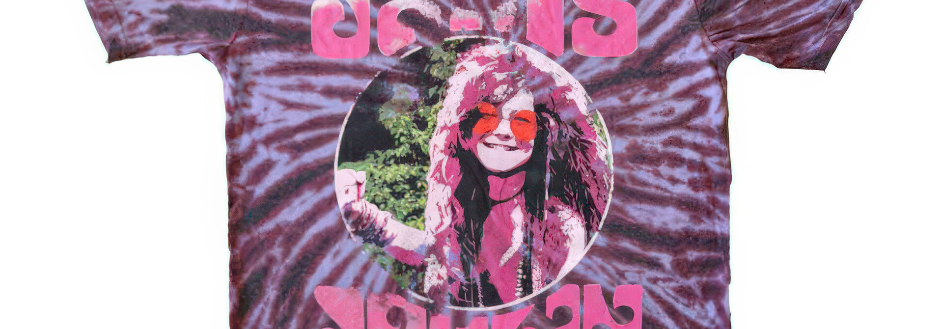 Janis Joplin - Pink Shades Purple Tee